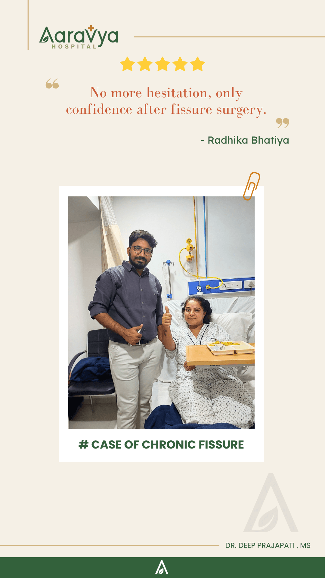 Patient testimonial