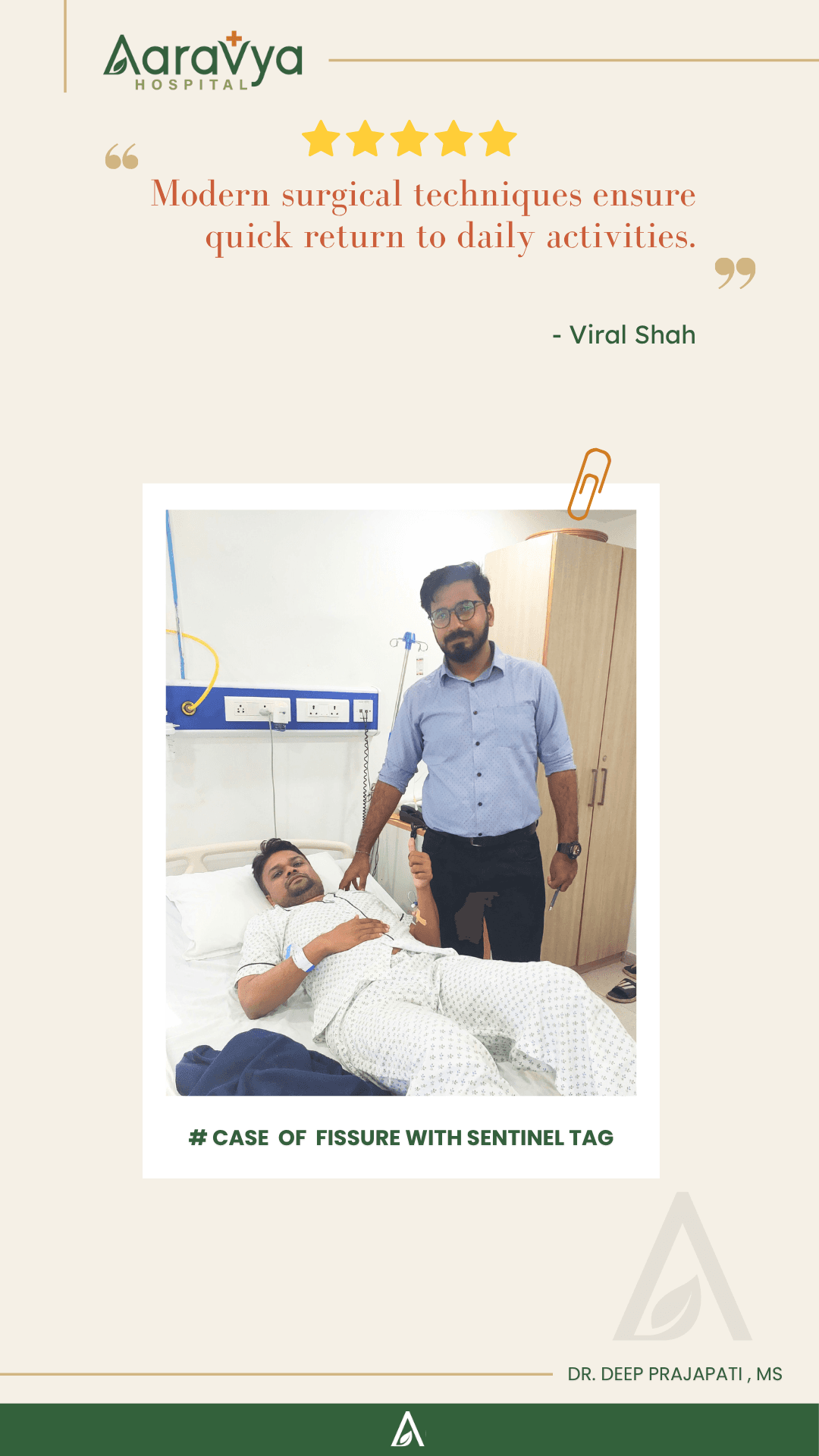 Patient testimonial